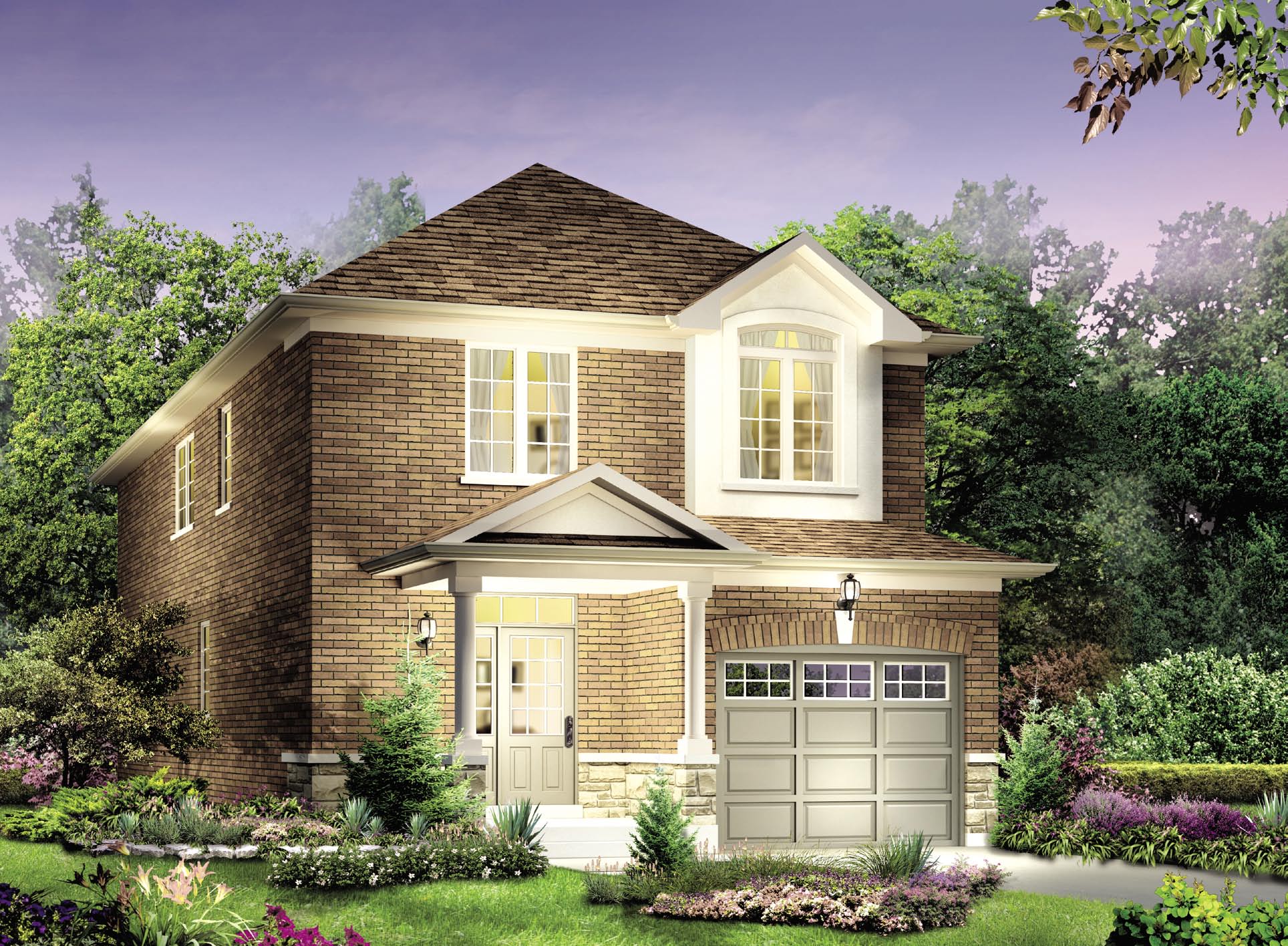 Oxford - Elevation A - 1755 sq. ft.